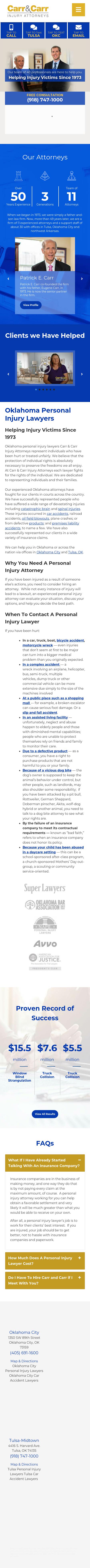 Carr & Carr, Attorneys at Law - Oklahoma City OK Lawyers