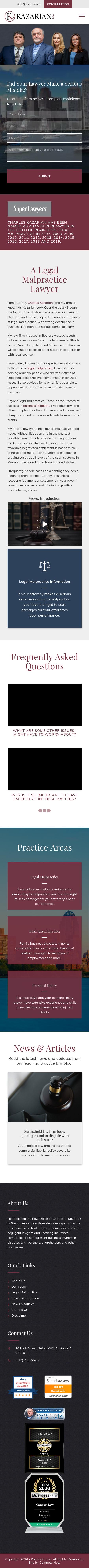 Charles P. Kazarian, Esq. - Boston MA Lawyers