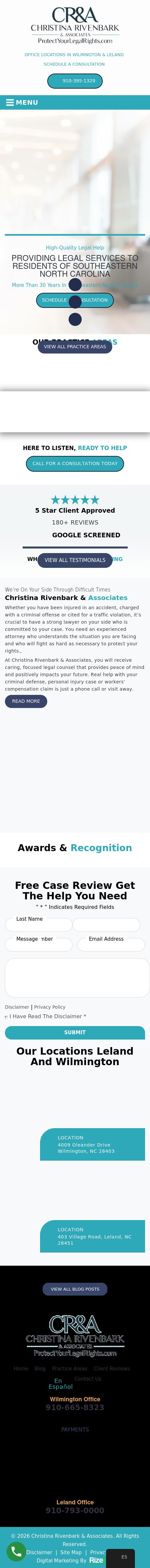 Christina Rivenbark & Associates - Wilmington NC Lawyers