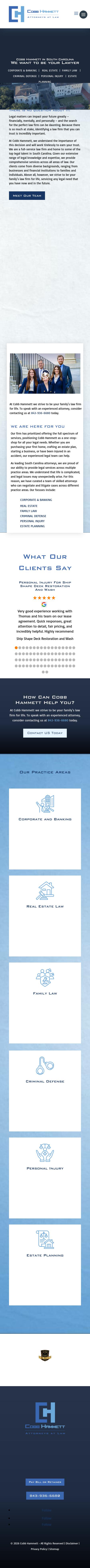 Cobb, Dill & Hammett, LLC - Mt. Pleasant SC Lawyers