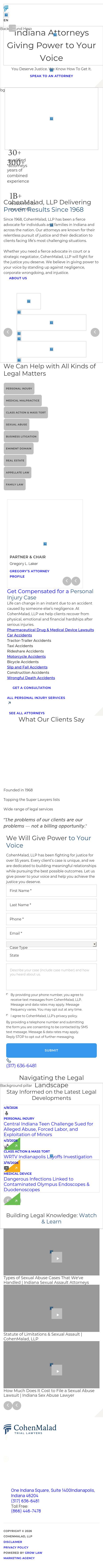 Cohen & Malad, LLP - Indianapolis IN Lawyers