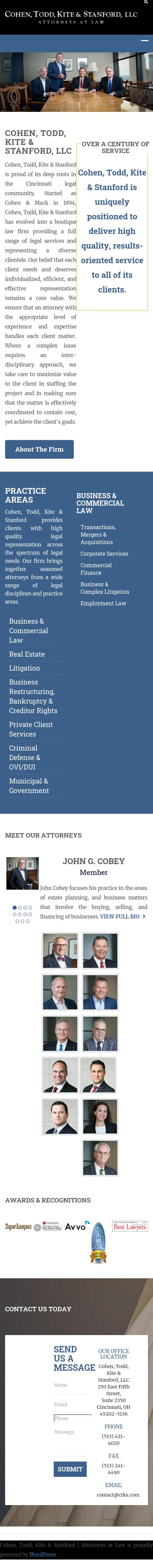 Cohen, Todd, Kite & Stanford, LLC - Cincinnati OH Lawyers