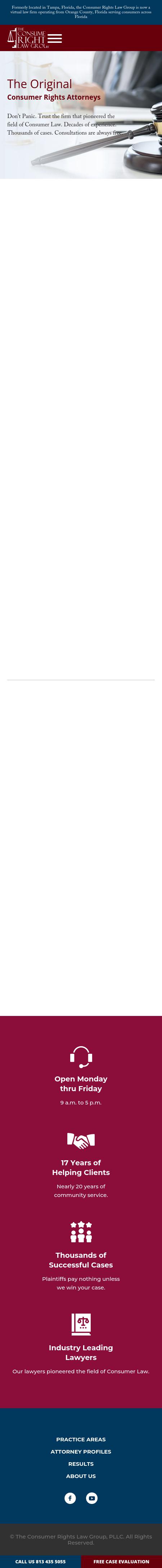 Consumer Rights Law Group - Tampa FL Lawyers