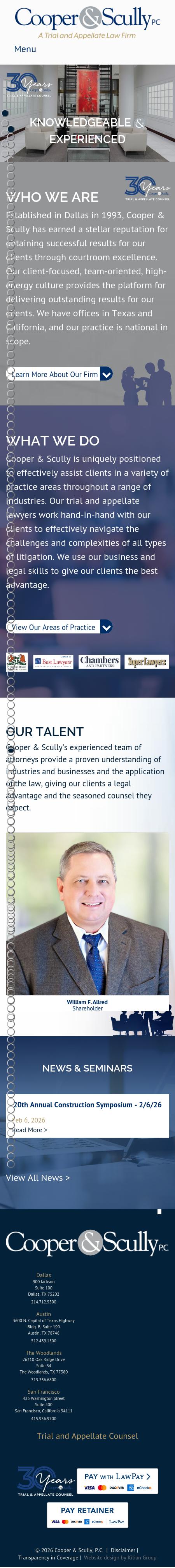 Cooper & Scully, P.C. - Dallas TX Lawyers