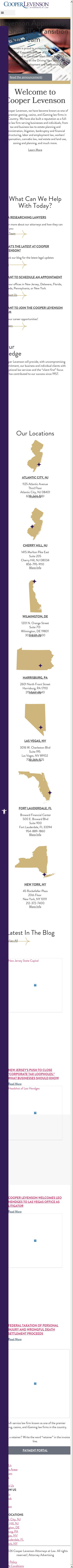 Cooper Levenson, P.A. - Bear DE Lawyers