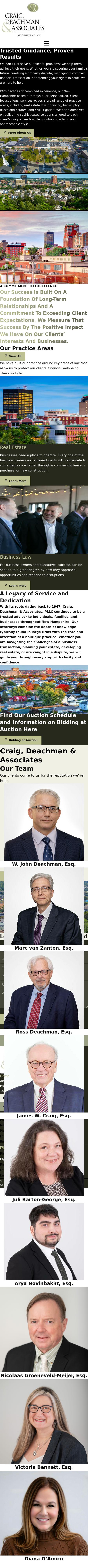 Craig, Deachman & Amann, PLLC - Manchester NH Lawyers