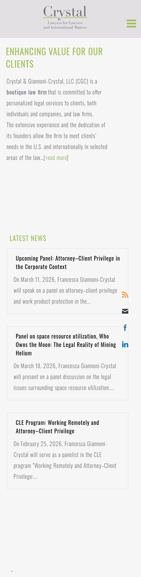 Crystal & Giannoni-Crystal, LLC - Charleston SC Lawyers