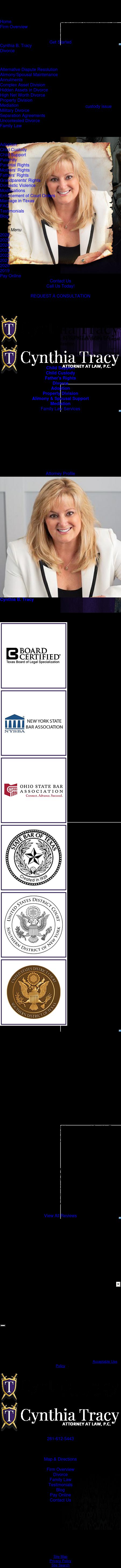 Cynthia Tracy, Attorney at Law, P.C. - Houston TX Lawyers