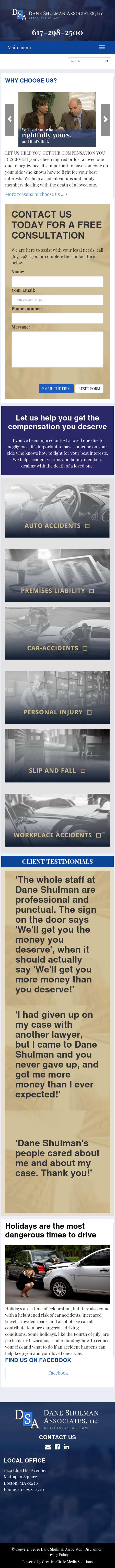 Dane Shulman Associates, LLC - Boston MA Lawyers