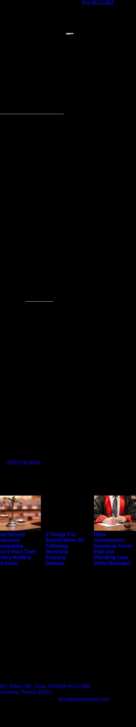 David Low & Associates, P.A. - Miami FL Lawyers