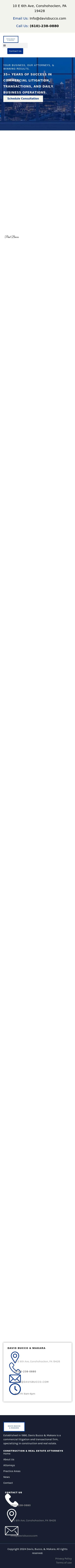 Davis, Bucco & Ardizzi - Conshohocken PA Lawyers