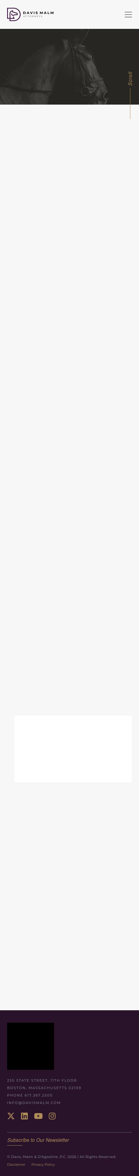 Davis, Malm & D'Agostine, P.C. - Boston MA Lawyers