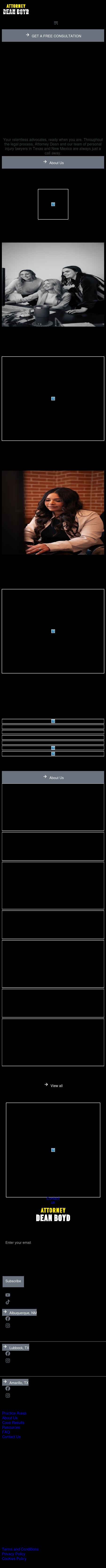 Dean Boyd - Amarillo TX Lawyers