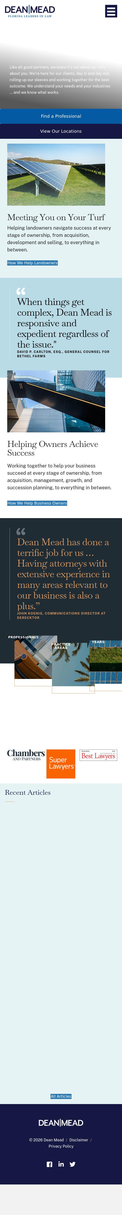 Dean, Mead, Minton & Zwemer - Fort Pierce FL Lawyers