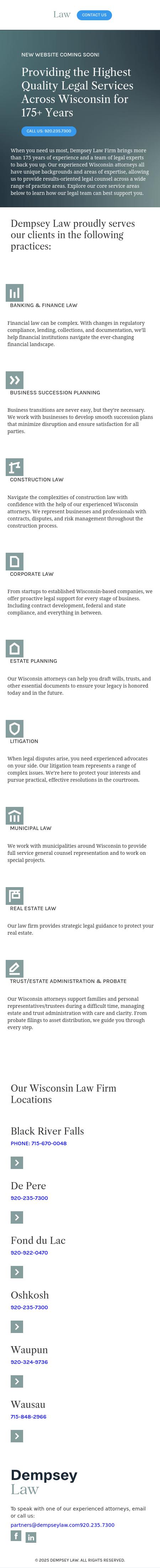 Dempsey Law Firm, LLP - Oshkosh WI Lawyers