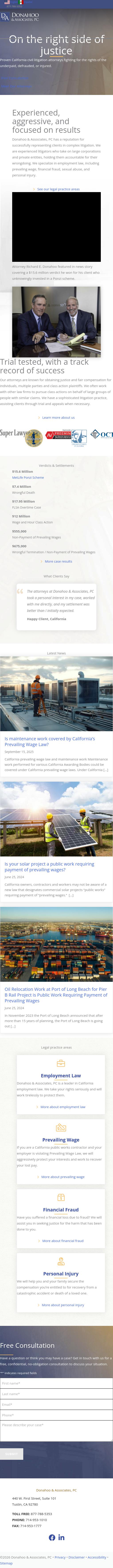 Donahoo & Associates - Tustin CA Lawyers