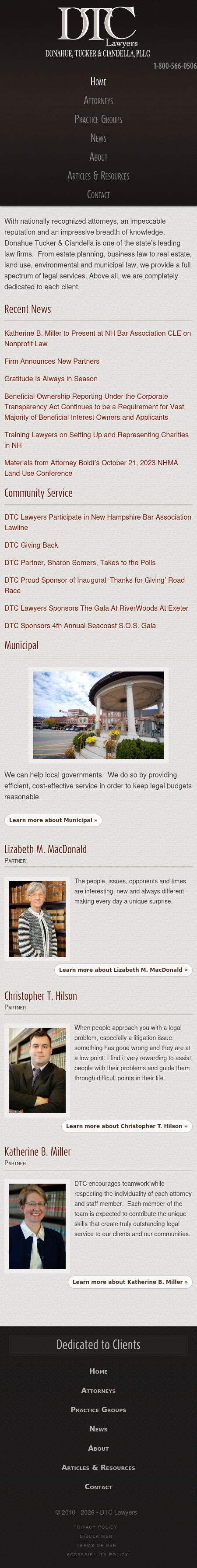 Donahue Tucker & Ciandella PLLC - Portsmouth NH Lawyers