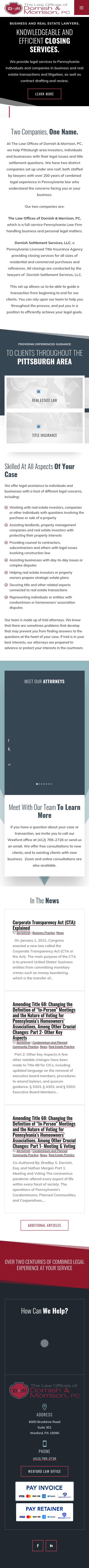 Dornish Law Offices, P.C. - Pittsburgh PA Lawyers