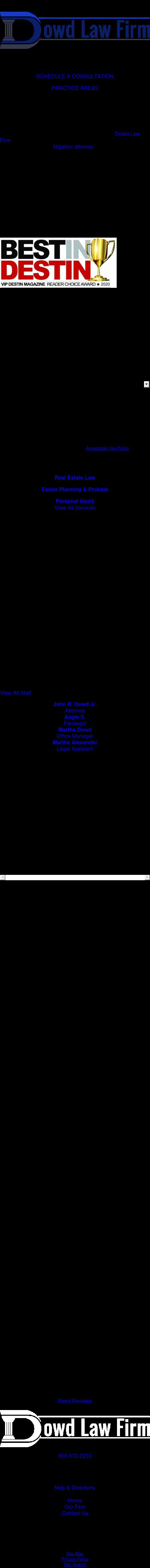 Dowd Law Firm - Fort Walton Beach FL Lawyers