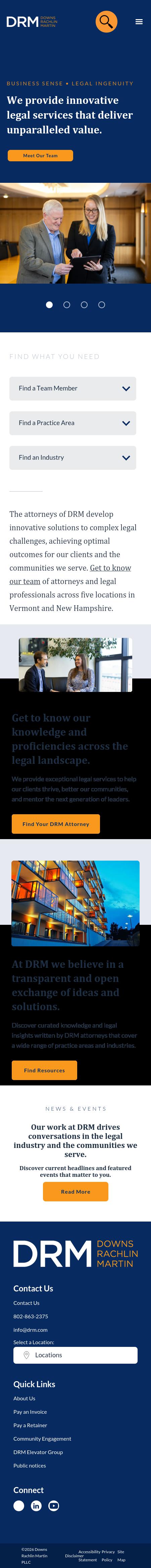 Downs Rachlin Martin PLLC - Montpelier VT Lawyers