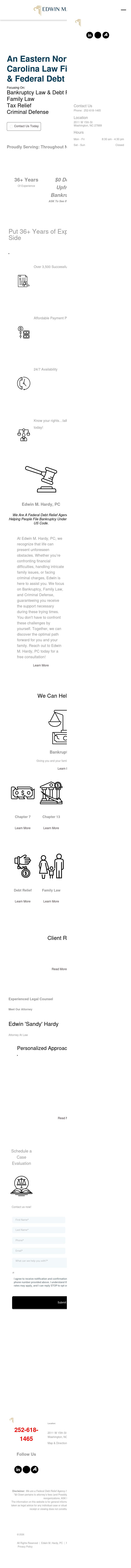 Edwin M. Hardy, P.C. - Greenville NC Lawyers