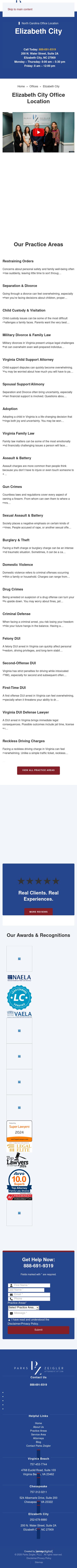 Parks Zeigler, PLLC -  Elizabeth City NC Lawyers