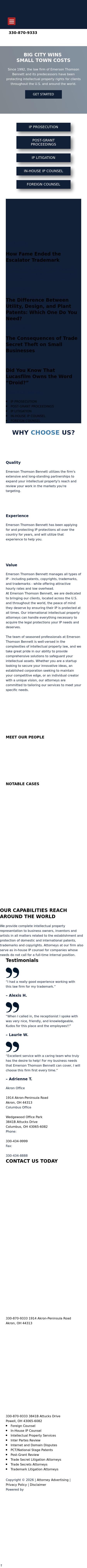 Emerson Thomson Bennett, LLC - Akron OH Lawyers