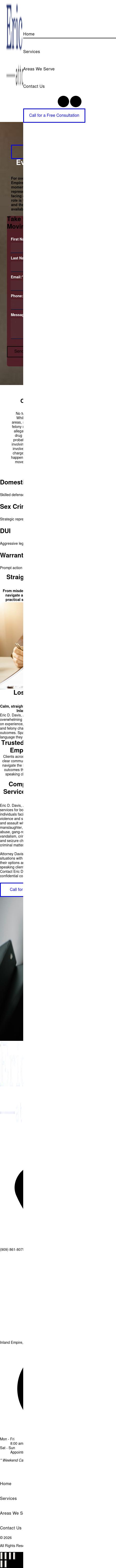 Eric D. Davis Attorney at Law - Diamond Bar CA Lawyers