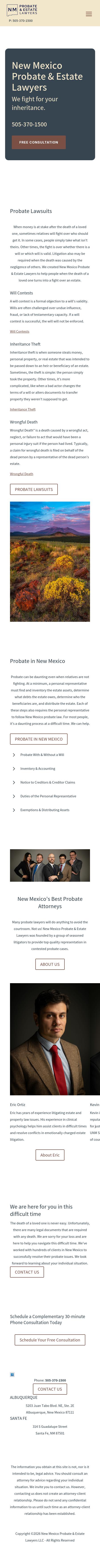 Eric Ortiz Law - Albuquerque NM Lawyers