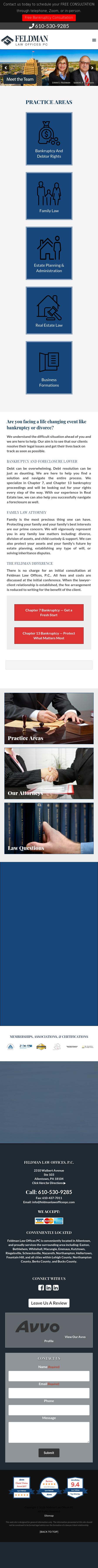 Feldman Law Offices PC - Allentown PA Lawyers