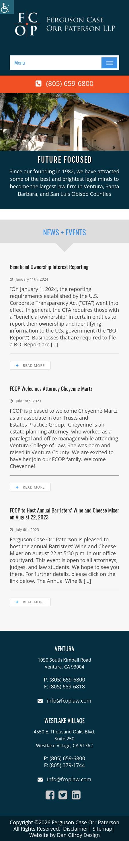 Ferguson Case Orr Paterson LLP - Ventura CA Lawyers