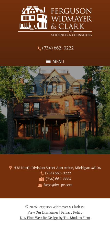 Ferguson Widmayer PC - Ann Arbor MI Lawyers