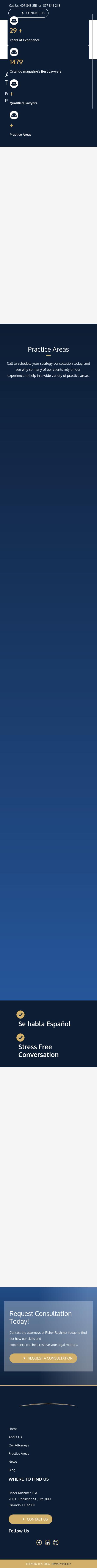 Fisher Rushmer, P.A. - Orlando FL Lawyers