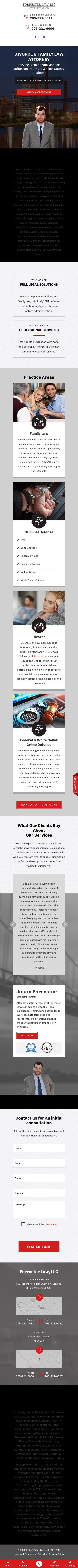 Forrester Law, LLC - Jasper AL Lawyers
