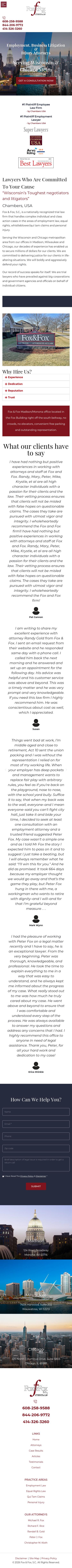 Fox & Fox, S.C. - Chicago IL Lawyers