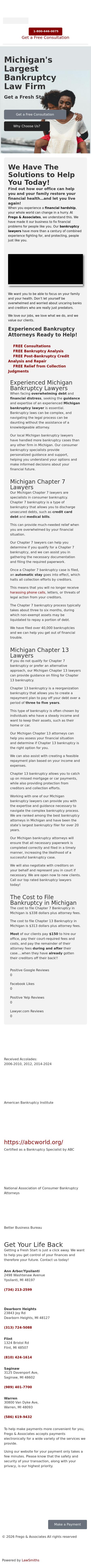 Frego & Associates-The Bankruptcy Law Office, P.L.C. - Dearborn Heights MI Lawyers