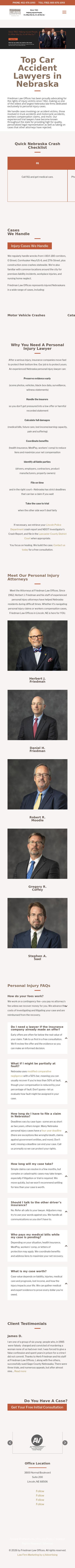 Friedman Law Offices, P.C., L.L.O. - Lincoln NE Lawyers