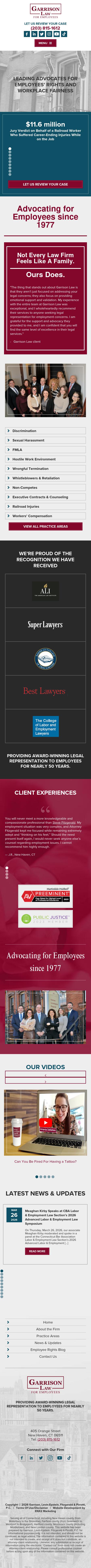 Garrison, Levin-Epstein, Richardson, Fitzgerald & Pirrotti, P.C. - New Haven CT Lawyers