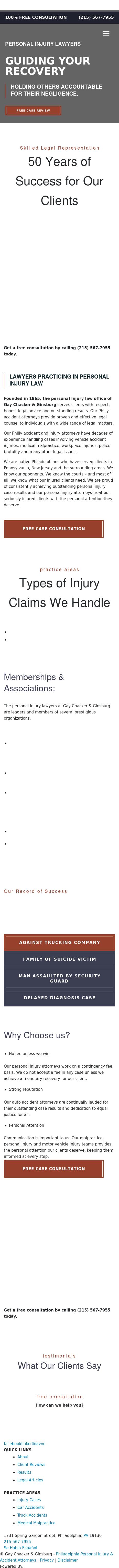 Gay Chacker & Mittin, P.C. - Philadelphia PA Lawyers