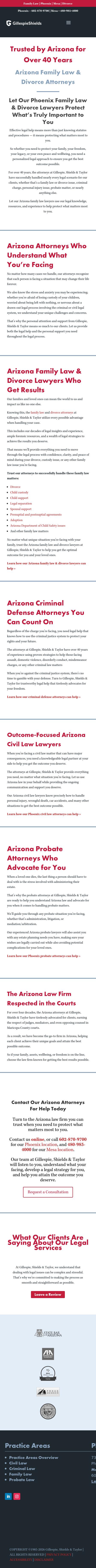 Gillespie, Shields & Durrant - Mesa AZ Lawyers