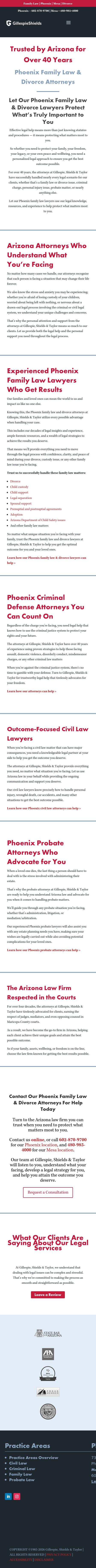 Gillespie, Shields, Durrant & Goldfarb - Phoenix AZ Lawyers