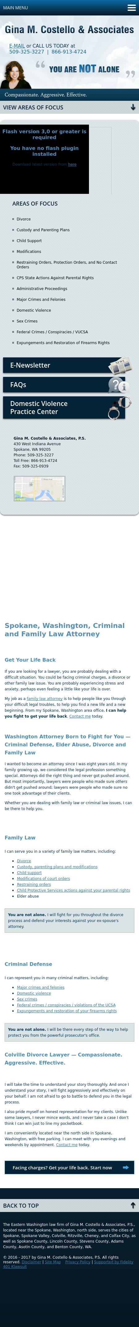 Gina M. Costello & Associates, P.S. - Spokane WA Lawyers