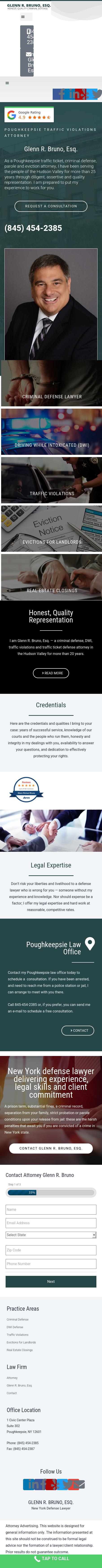 Glenn R. Bruno, Esq. - Poughkeepsie NY Lawyers