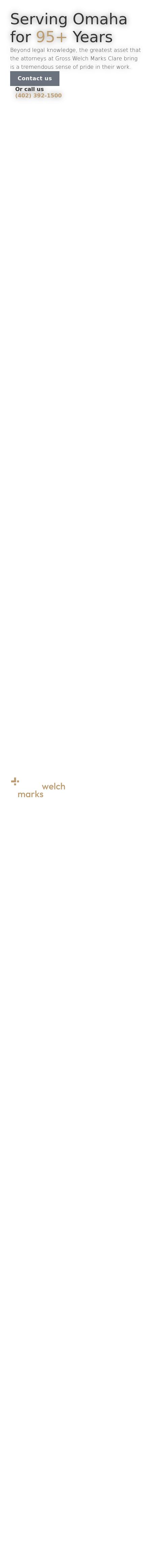 Gross & Welch, PC, LLO - Omaha NE Lawyers