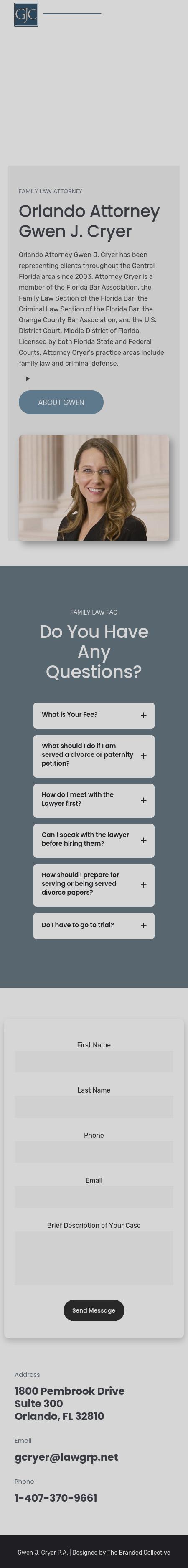 Gwen J. Cryer, Attorney at Law - Orlando FL Lawyers