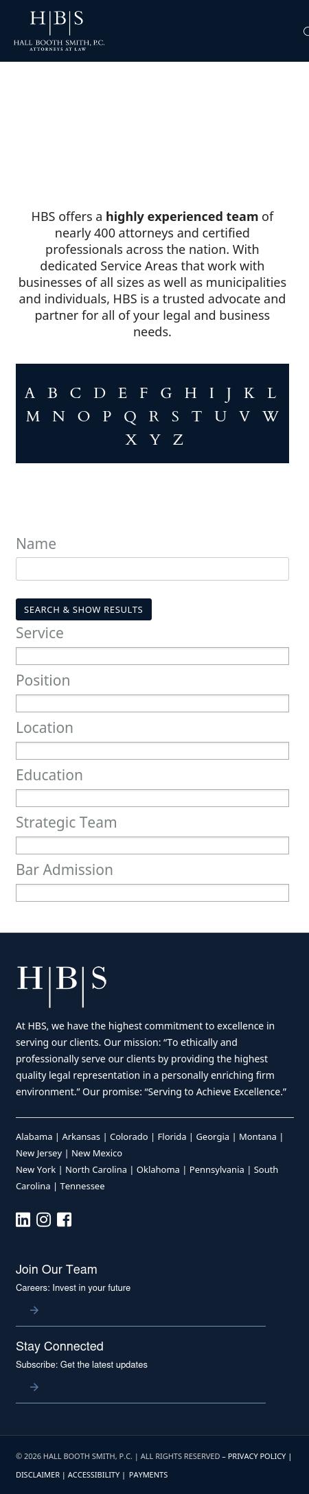 Hall Booth Smith, P.C. - Brunswick GA Lawyers