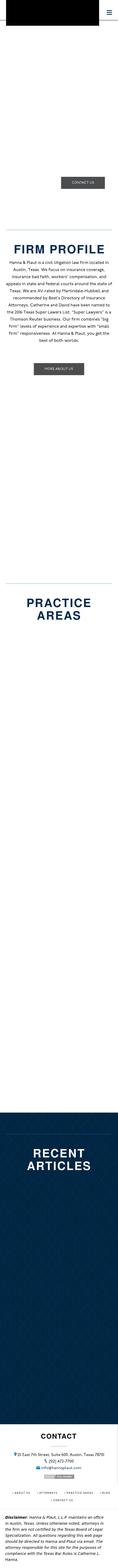 Hanna & Plaut, L.L.P. - Austin TX Lawyers