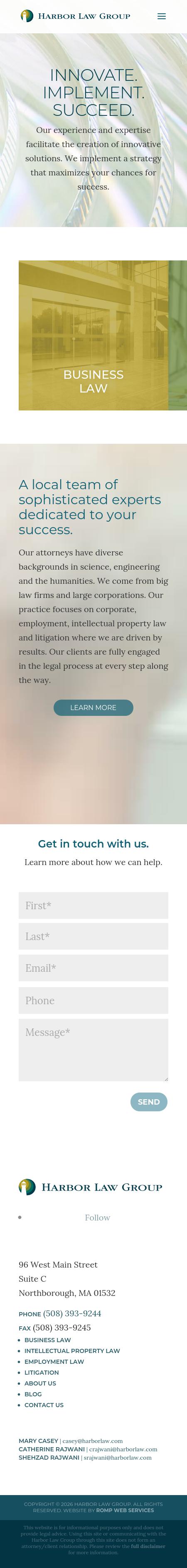 Harbor Law Group - Northborough MA Lawyers