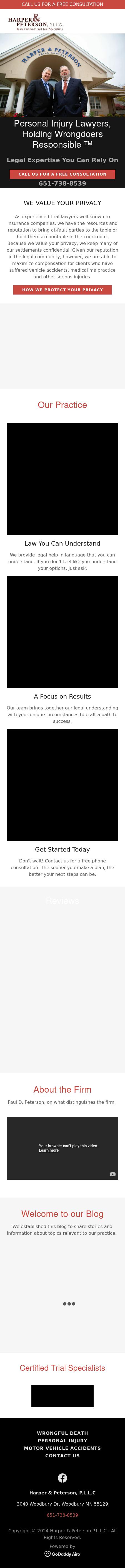 Harper & Peterson, P.L.L.C. - Woodbury MN Lawyers