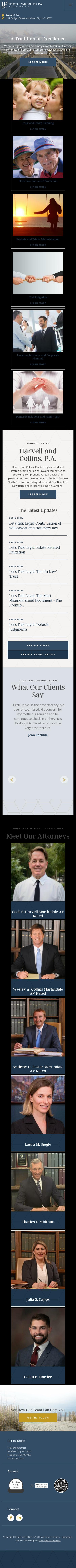 Harvell & Collins, P.A. - Morehead City NC Lawyers